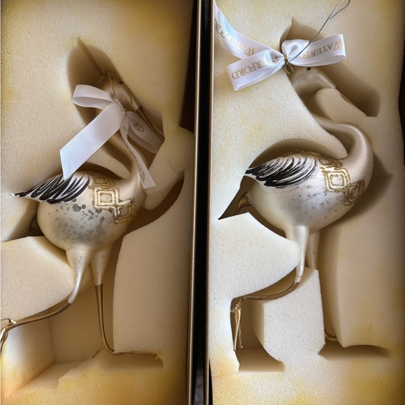 Set of 3 Waterford Heirloom Storks - Picture 8 of 10